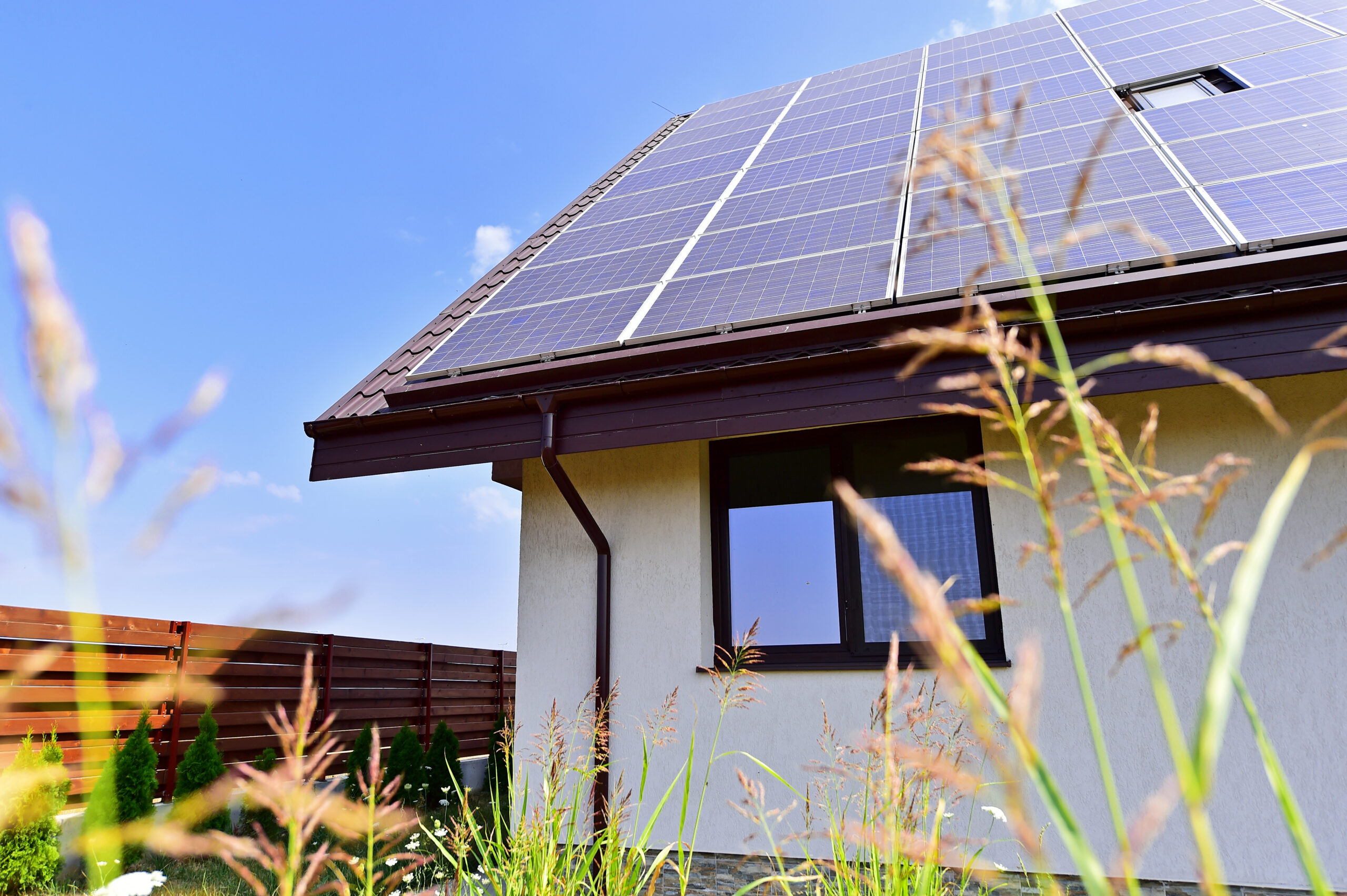 PV-Anlage auf einem Hausdach - Beratung PV-Gutachten
